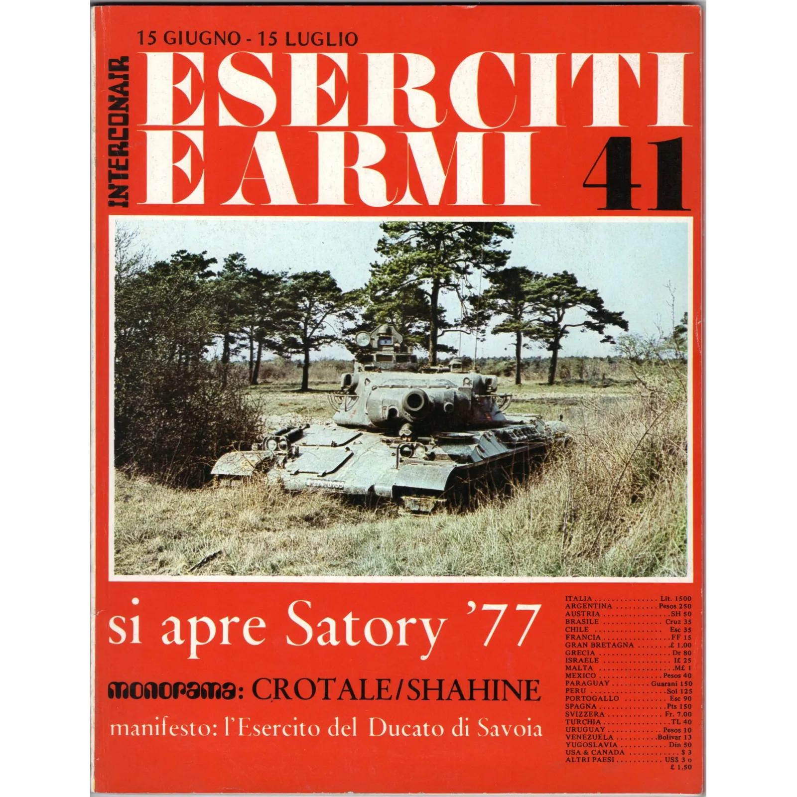 ESERCITI E ARMI-numero 41, 15 giugno-15 luglio-1977