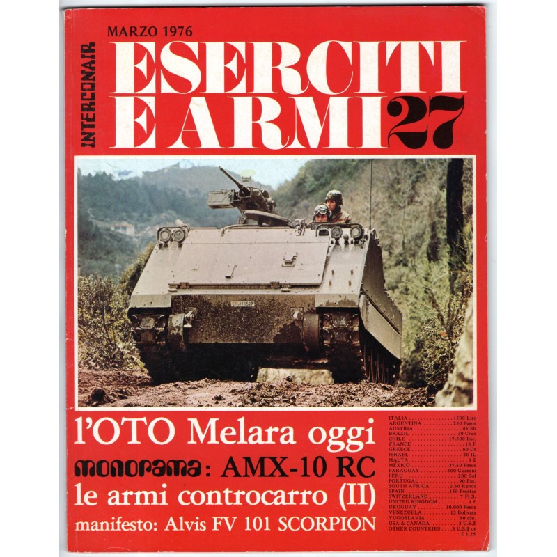 ESERCITI E ARMI-numero 27, marzo-1976