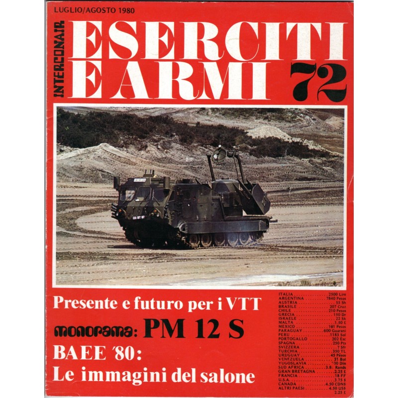 ESERCITI E ARMI-numero 72, luglio-agosto-1980