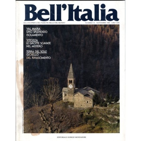 BELL'ITALIA-numero 31, novembre-1988