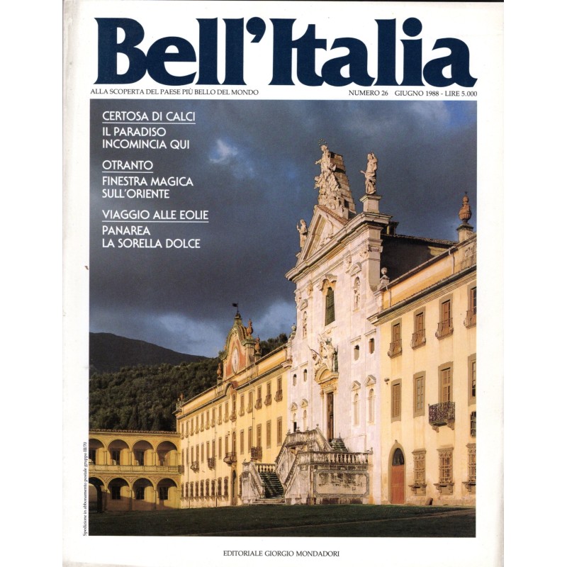 BELL'ITALIA-numero 26, giugno-1988