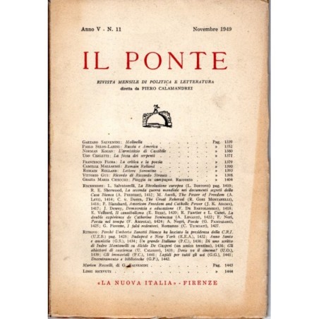 IL PONTE-numero 11, novembre-1949