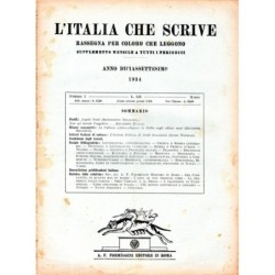 L'ITALIA CHE SCRIVE-supplemento, numero 3, marzo-1934