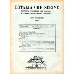 L'ITALIA CHE SCRIVE-supplemento, numero 5, maggio-1933