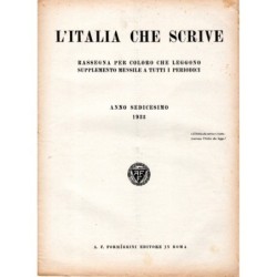 L'ITALIA CHE SCRIVE-supplemento-1933