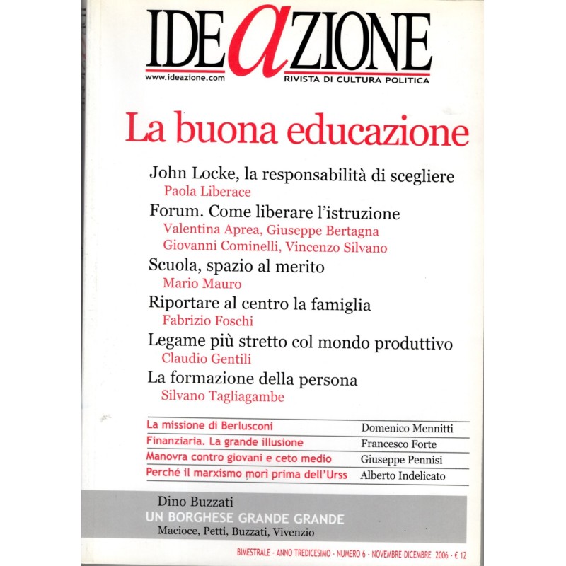 IDEAZIONE-numero 6, novembre-dicembre-2006