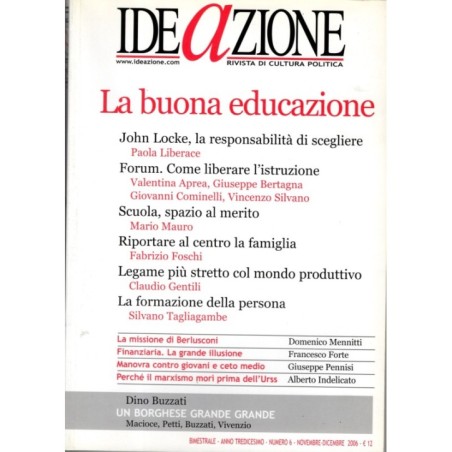 IDEAZIONE-numero 6, novembre-dicembre-2006