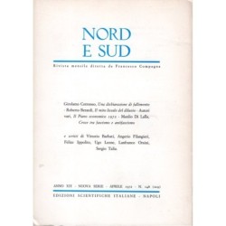 NORD E SUD-n 148 (209), aprile-1972