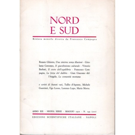 NORD E SUD-n 149 (210), maggio-1972