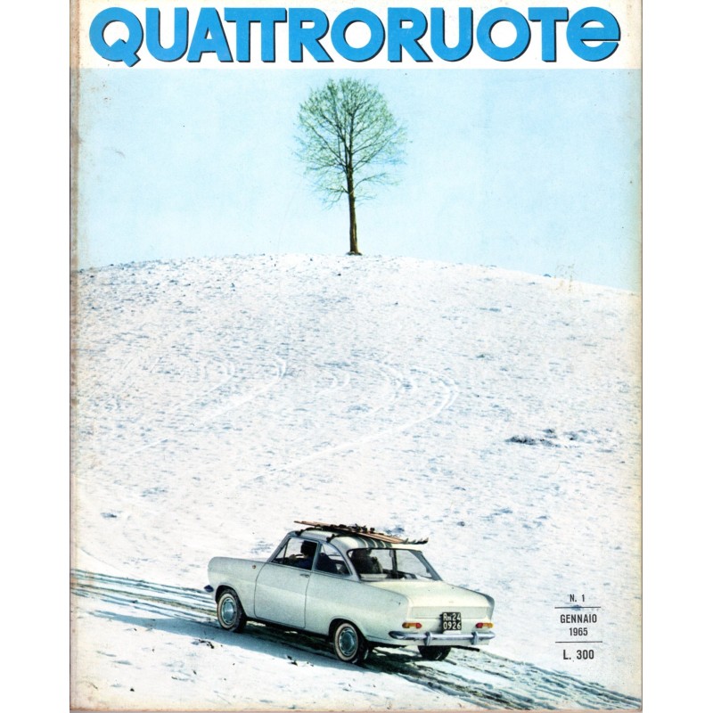 QUATTRORUOTE-n 109, gennaio-1965