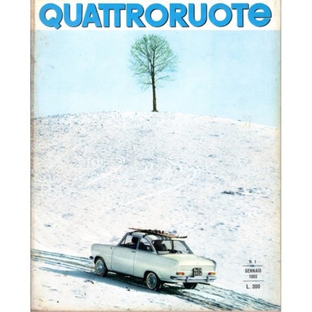 QUATTRORUOTE-n 109, gennaio-1965
