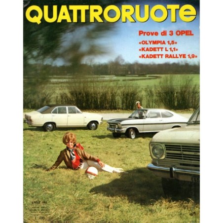 QUATTRORUOTE-n 148, aprile-1968