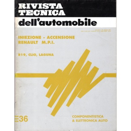 RIVISTA TECNICA DELL'AUTOMOBILE-E 36, n 98, gennaio-1997