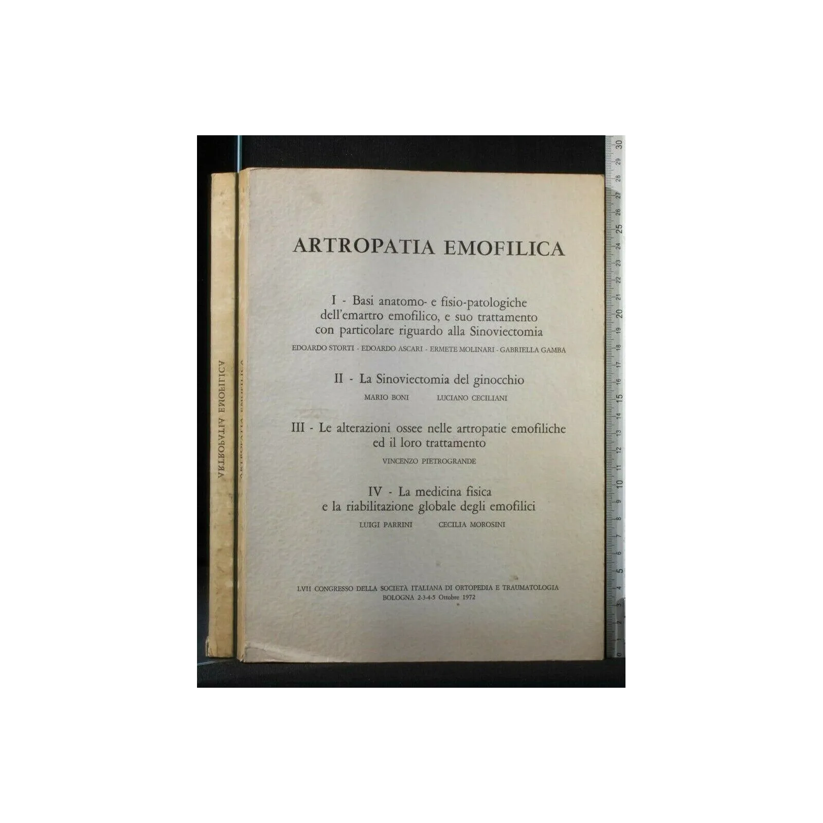 ARTOPATIA EMOFILICA 1, 2, 3, 4 LVII CONGRESSO SOCIETA' ITALIANA