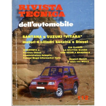RIVISTA TECNICA DELL'AUTOMOBILE 112-n 118, nov-1998