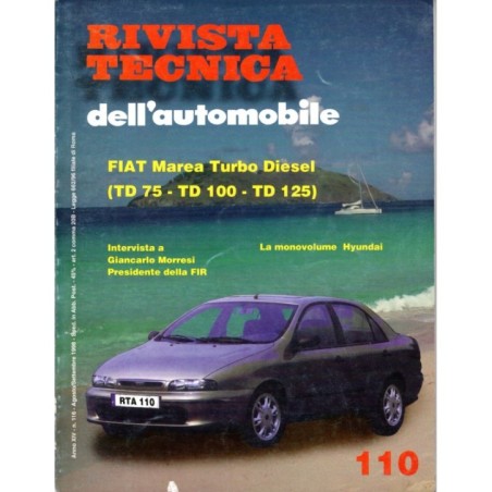 RIVISTA TECNICA DELL'AUTOMOBILE 110-n 116, ago-set-1998