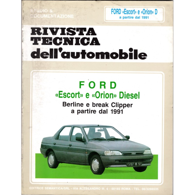 RIVISTA TECNICA DELL'AUTOMOBILE-n 56-1992