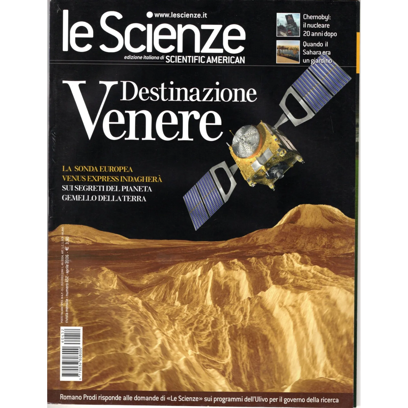 LE SCIENZE. EDIZIONE ITALIANA DI SCIENTIFIC AMERICAN-n 452, aprile-2006