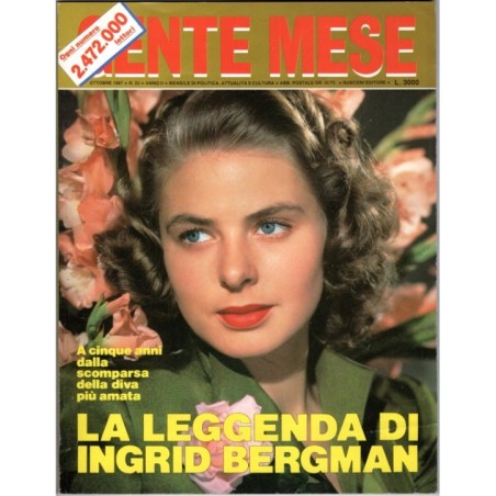 GENTE MESE-n 22, ottobre-1987