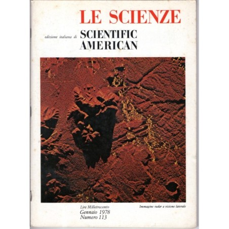 LE SCIENZE. EDIZIONE ITALIANA DI SCIENTIFIC AMERICAN-n 113, gennaio-1978