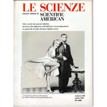 LE SCIENZE. EDIZIONE ITALIANA DI SCIENTIFIC AMERICAN-n 308, aprile-1994