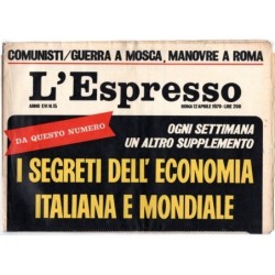 L'ESPRESSO-n 15, 12 apr-1970
