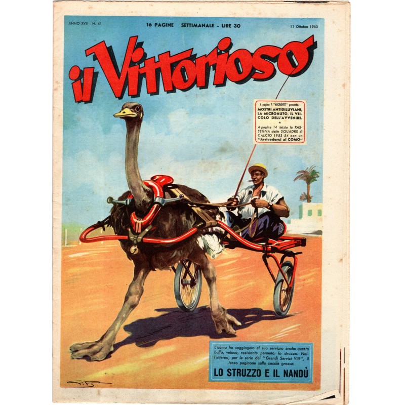 IL VITTORIOSO-n 41, 11 ottobre-1953