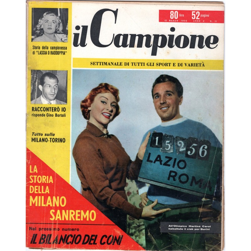 IL CAMPIONE-n 11, 12 marzo-1956