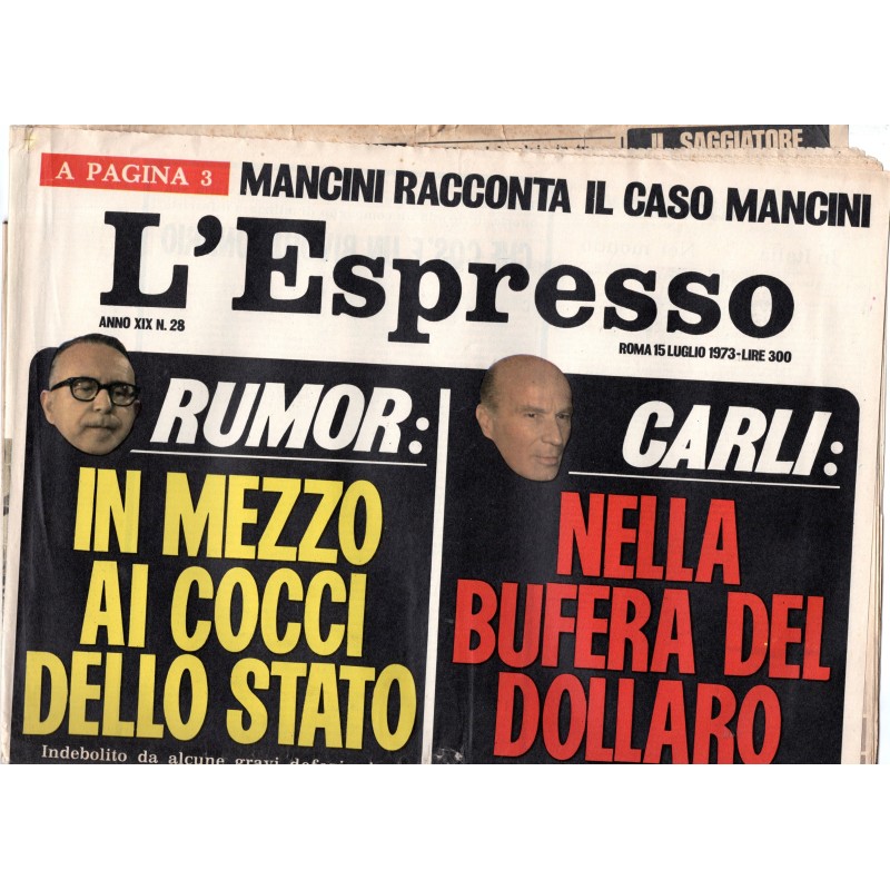 L'ESPRESSO-n 28, 15 luglio-1973