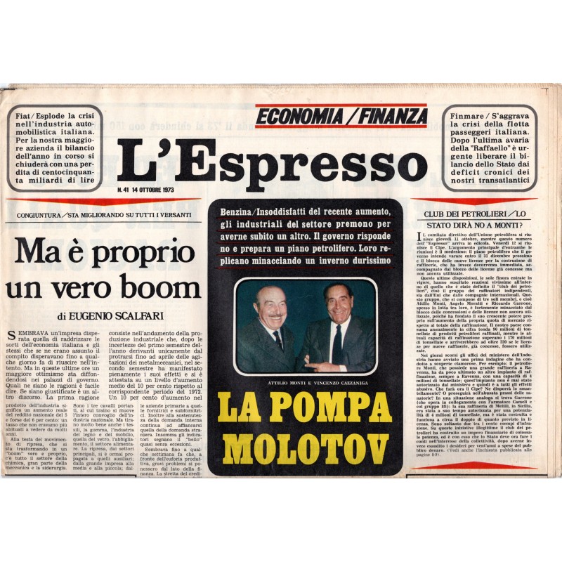 L'ESPRESSO-n 41, 14 ottobre-1973