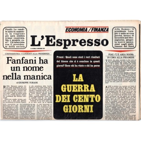 L'ESPRESSO-n 44, 4 novembre-1973