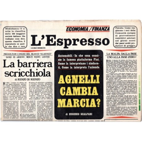 L'ESPRESSO-n 45, 11 novembre-1973