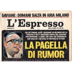L'ESPRESSO-n 32, 12 agosto-1973