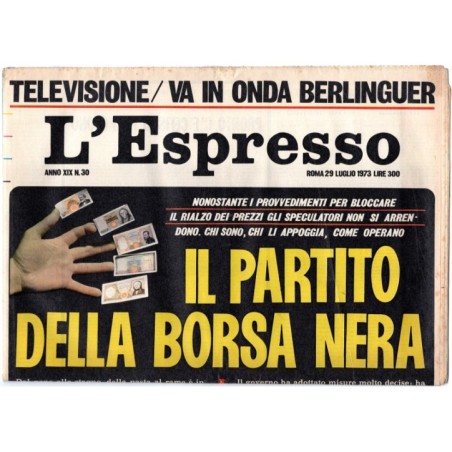 L'ESPRESSO-n 30, 29 luglio-1973