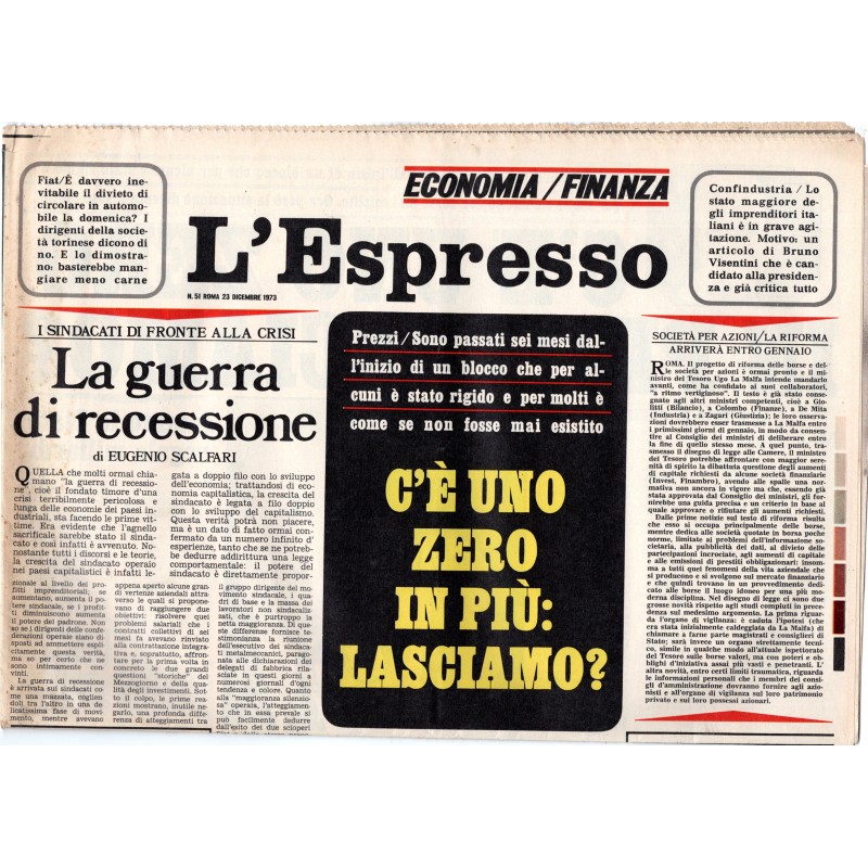 L'ESPRESSO-n 51, 23 dicembre-1973