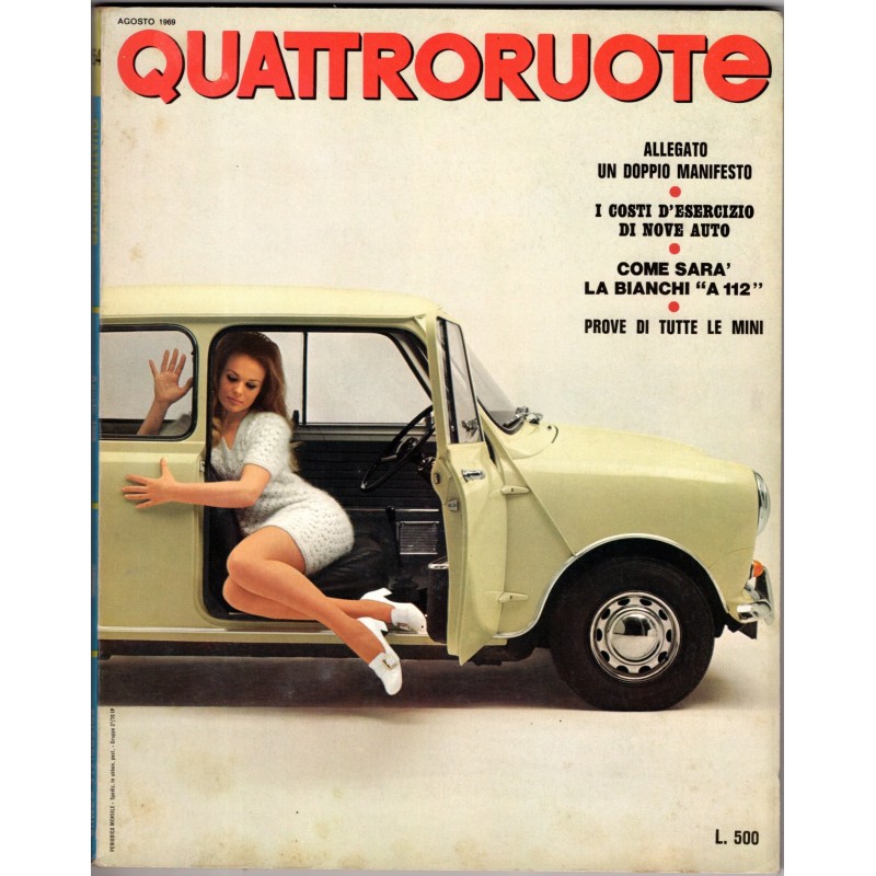 QUATTRORUOTE-n 164, agosto-1969