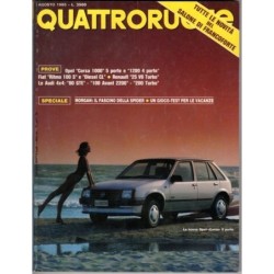 QUATTRORUOTE-n 358, agosto-1985