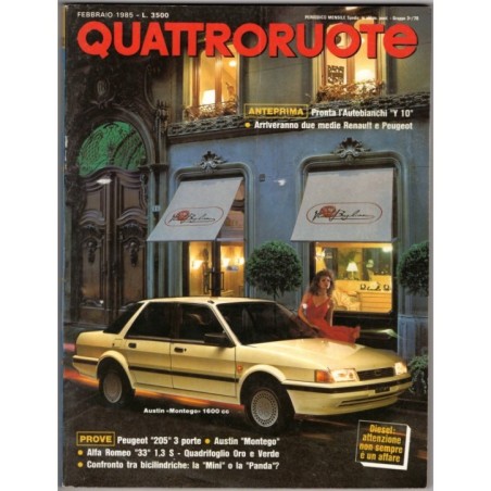 QUATTRORUOTE-n 352, febbraio-1985
