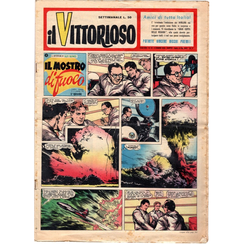 IL VITTORIOSO-n 23, 4 giugno-1958
