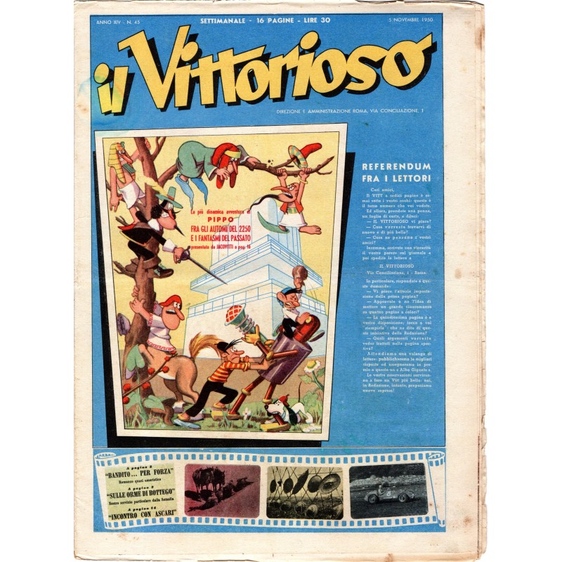 IL VITTORIOSO-n 45, 5 novembre-1950