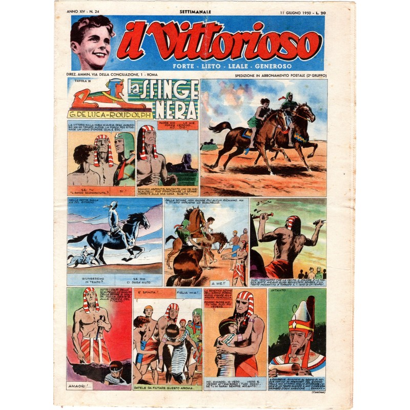IL VITTORIOSO-n 24, 11 giugno-1950
