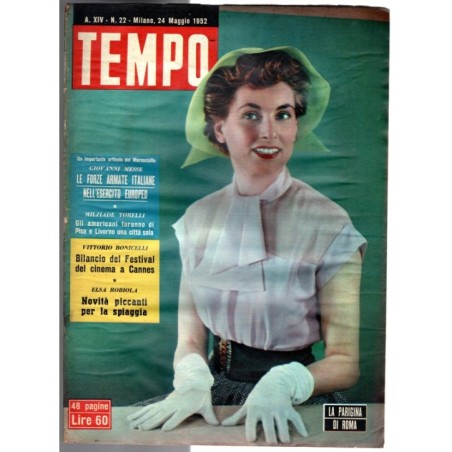 TEMPO-n 22, 24 maggio-1952