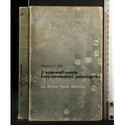 L'APPRENDIMENTO INTERPRETAZIONI PSICOLOGICHE