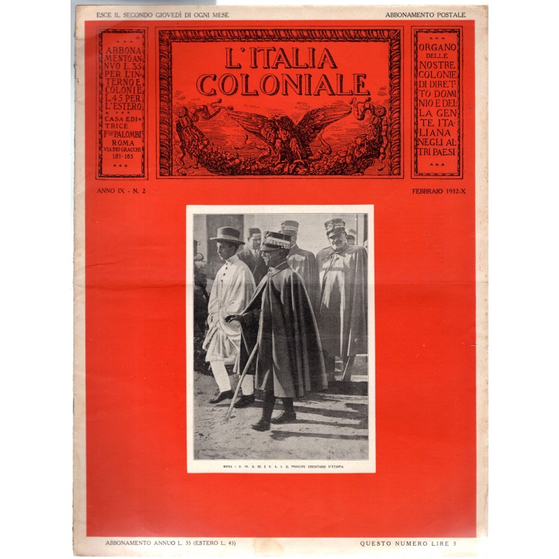 L'ITALIA COLONIALE-n 2, febbraio-1932