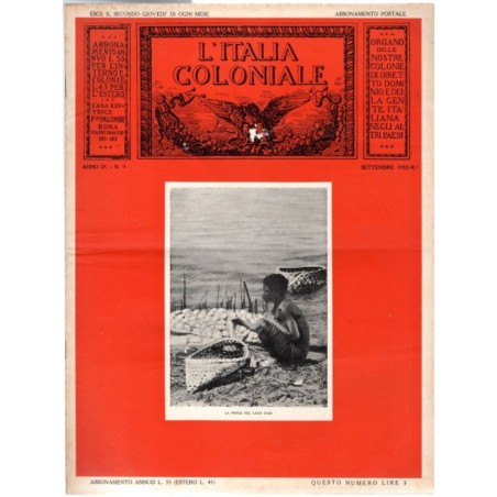 L'ITALIA COLONIALE-n 9, settembre-1932