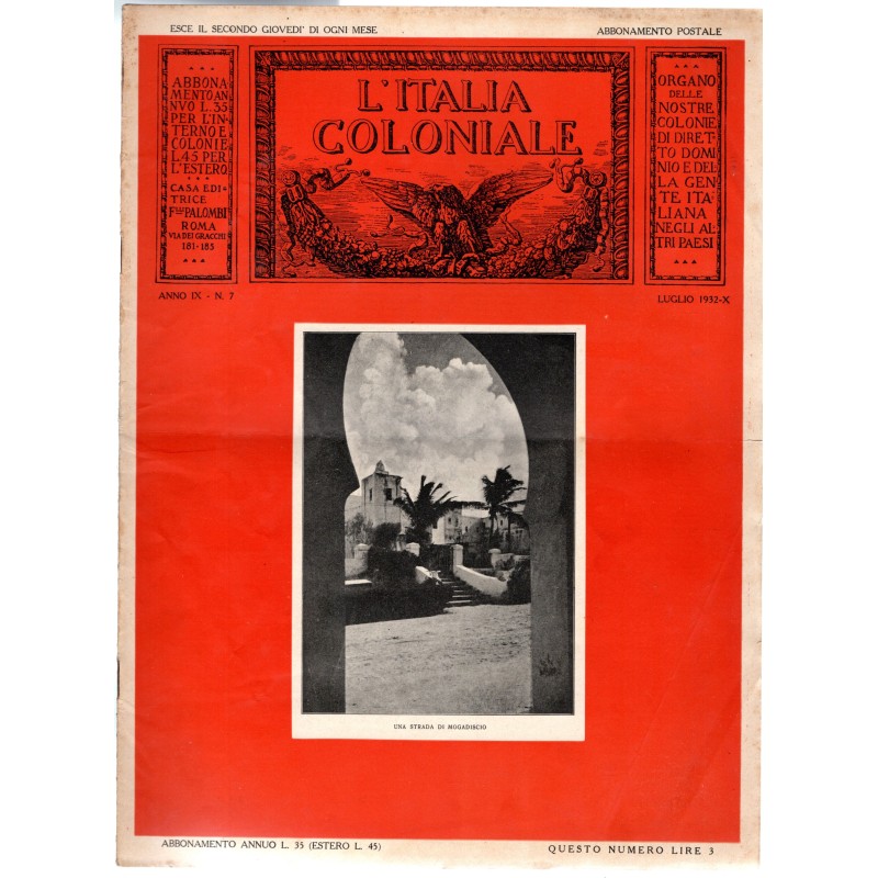 L'ITALIA COLONIALE-n 7, luglio-1932