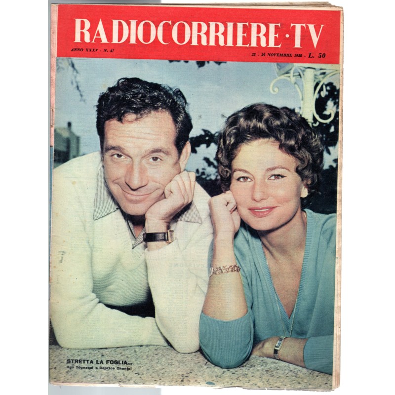 RADIOCORRIERE TV-n 47, 23-29 novembre-1958