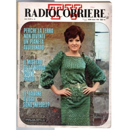 RADIOCORRIERE TV-n 12, 22-28 marzo-1970