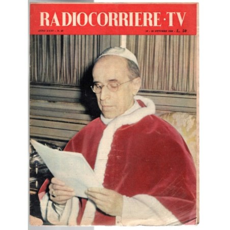 RADIOCORRIERE TV-n 42, 19-25 ottobre-1958