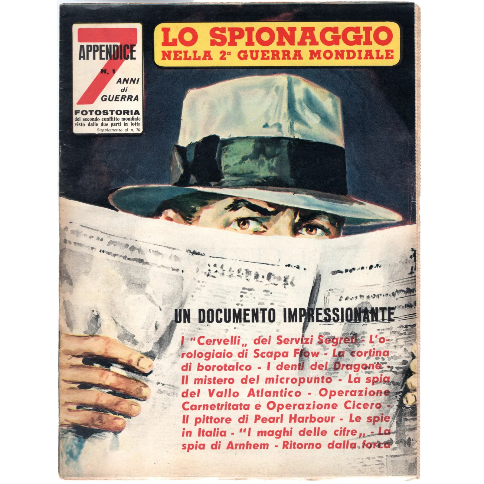 7 ANNI DI GUERRA-n 1, supplemento al n 70-1962